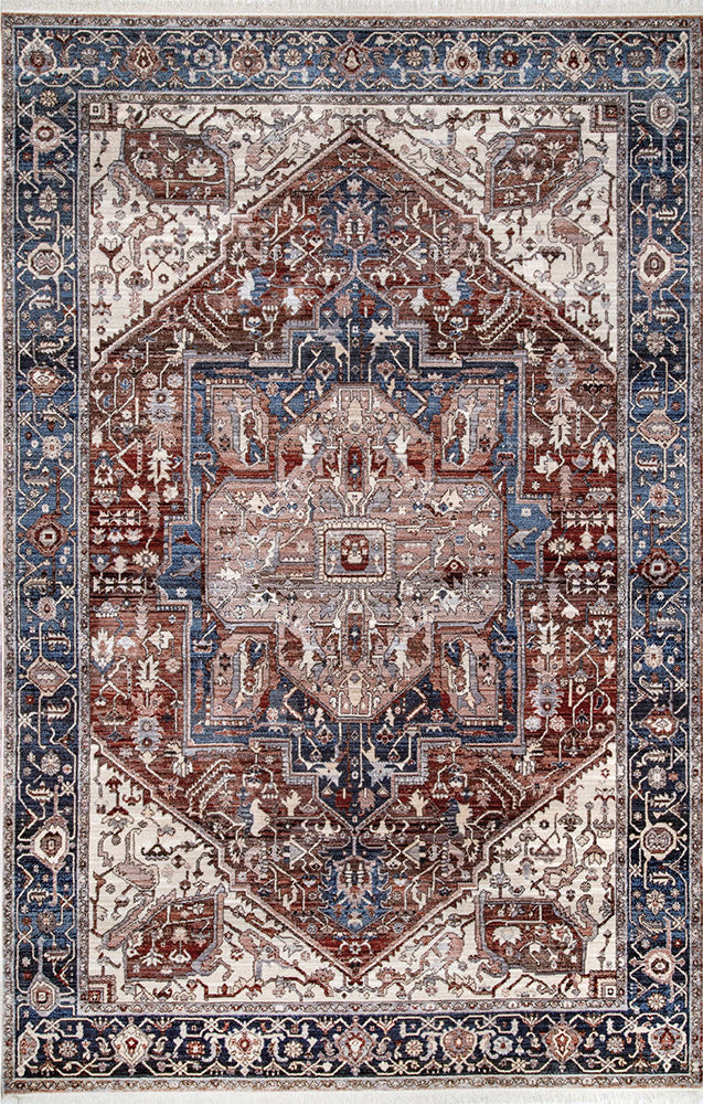 Kashim Hazelnut Transitional Tasselled Rug