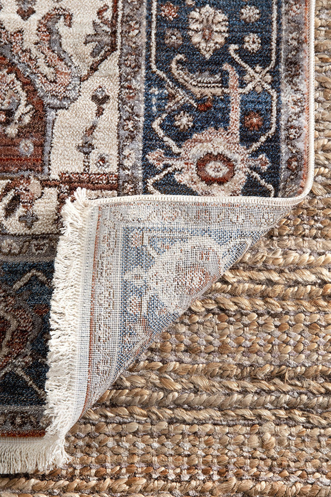 Kashim Hazelnut Transitional Tasselled Rug