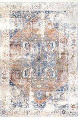 Kashim Ivory Transitional Tasselled Rug