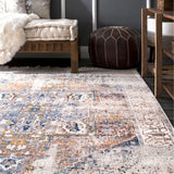 Kashim Ivory Transitional Tasselled Rug