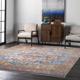 Kashim Rust Transitional Tasselled Rug