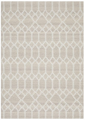 Albany Wool Blend Beige Rug - Lost Design Society