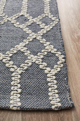 Albany Wool Blend Blue Rug