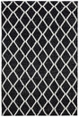 Raya Black Wool Blend Rug