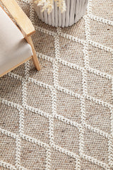 Raya Natural Wool Blend Rug