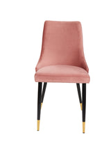 Gladiola Blush Velvet Dining Chairs - Set of 2