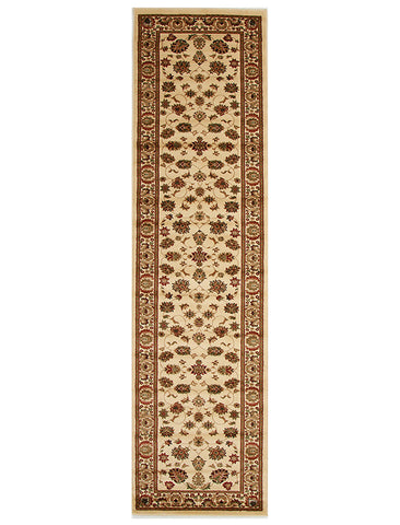 Traditional Floral Design Rug Ivory