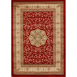 Medallion Classic Design Rug Red