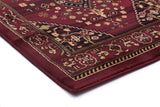 Traditional Shiraz Design Rug Burgundy Red