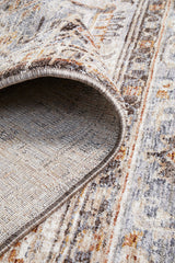 Omari Elise Grey Tassel Rug