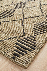 Kasa Hand Woven Tribal Jute Rug