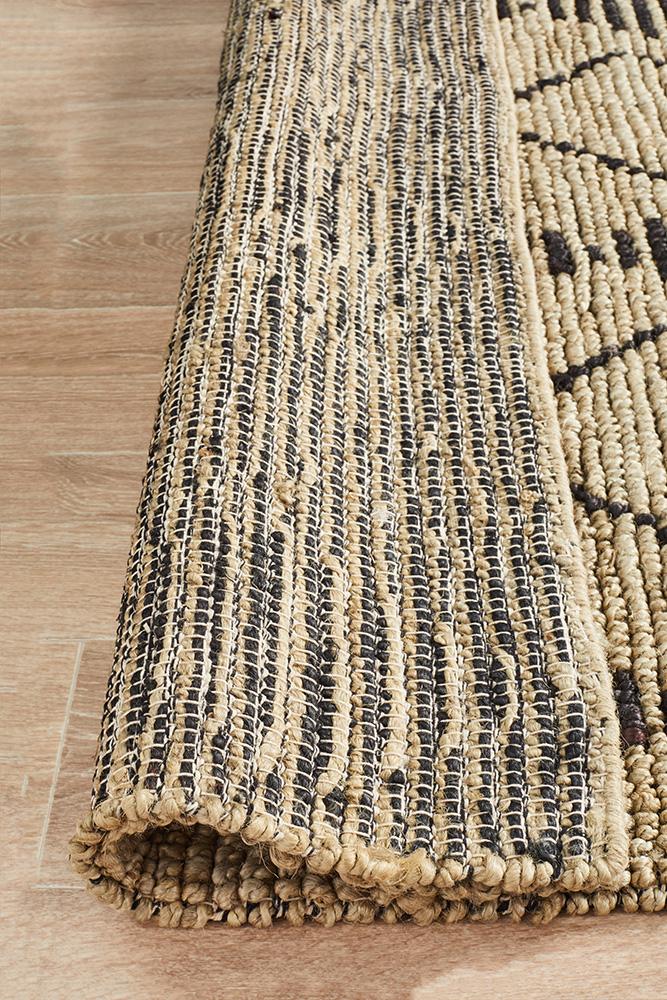 Kasa Hand Woven Tribal Jute Rug