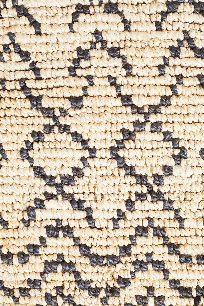 Elki Hand Woven Tribal Jute Rug