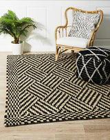 Kimi Hand Woven Tribal Jute Rug