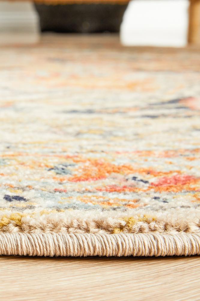 Estate Shamba Rust Round Transitional Rug – Lost Design Society Rugs