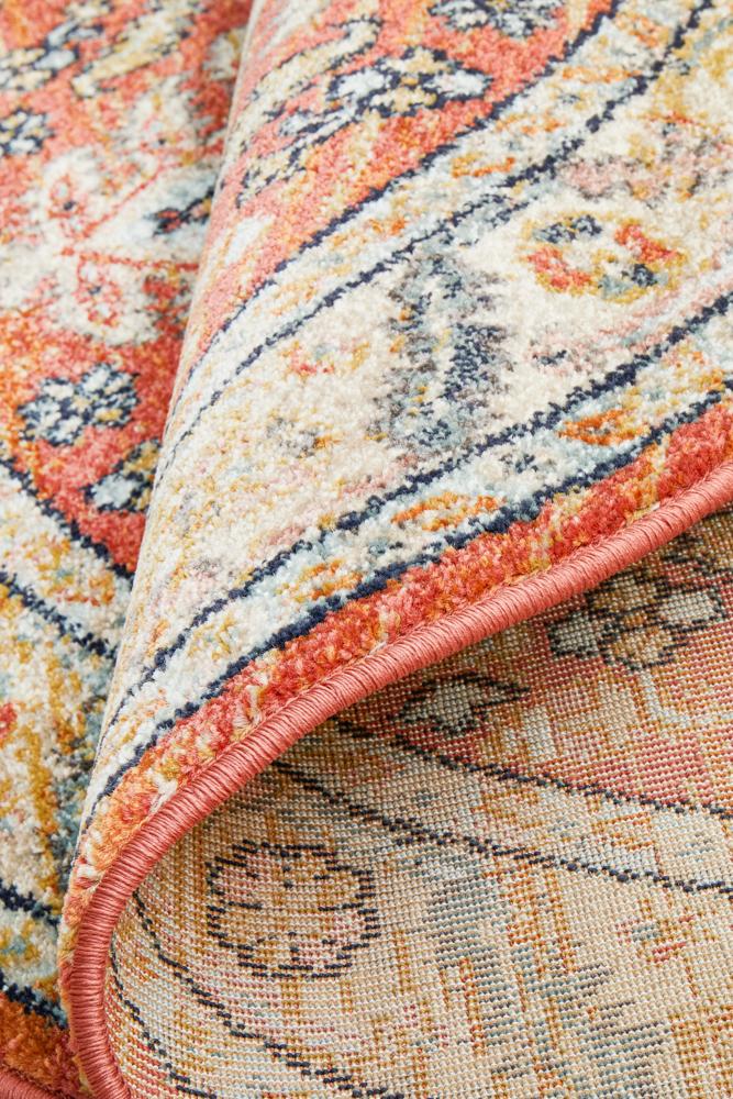 Estate Terracotta Round Transitional Rug