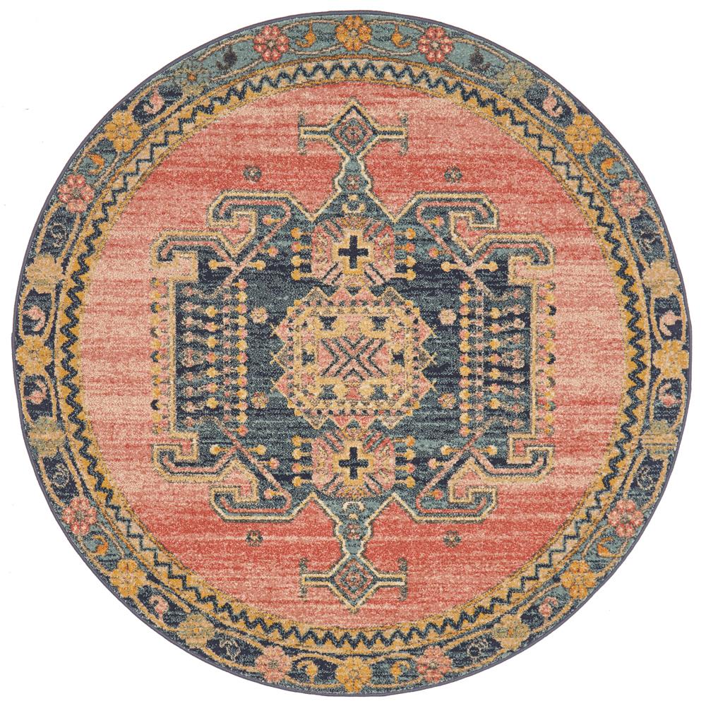 Estate Earth Round Transitional Rug