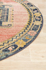 Estate Earth Round Transitional Rug