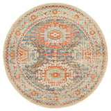 Estate Blue Round Transitional Rug