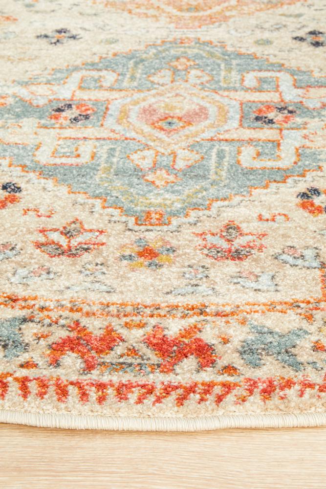 Estate Autumn Round Transitional Rug