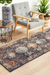 Estate Shamba Navy Transitional Rug