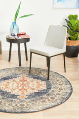 Estate Ecru Round Transitional Rug