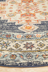 Estate Ecru Round Transitional Rug