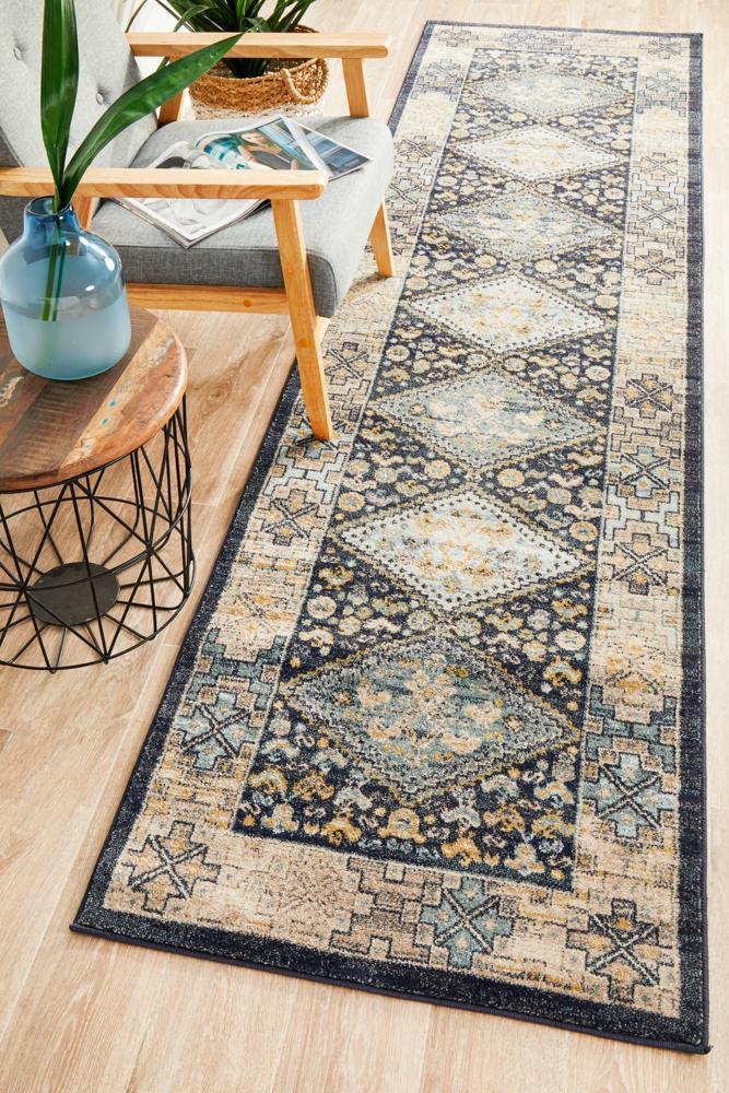 Estate Tope Navy Transitional Rug