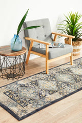 Estate Tope Navy Transitional Rug