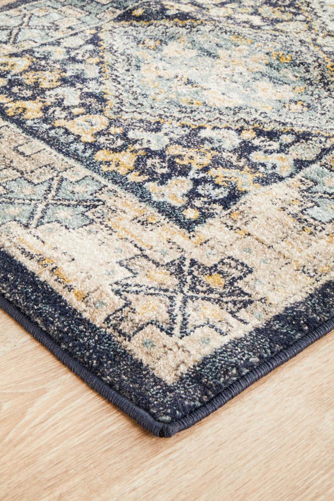 Estate Tope Navy Transitional Rug