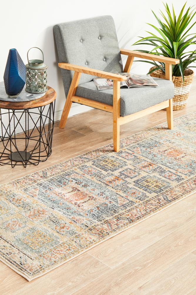 Estate Sky Blue Transitional Rug