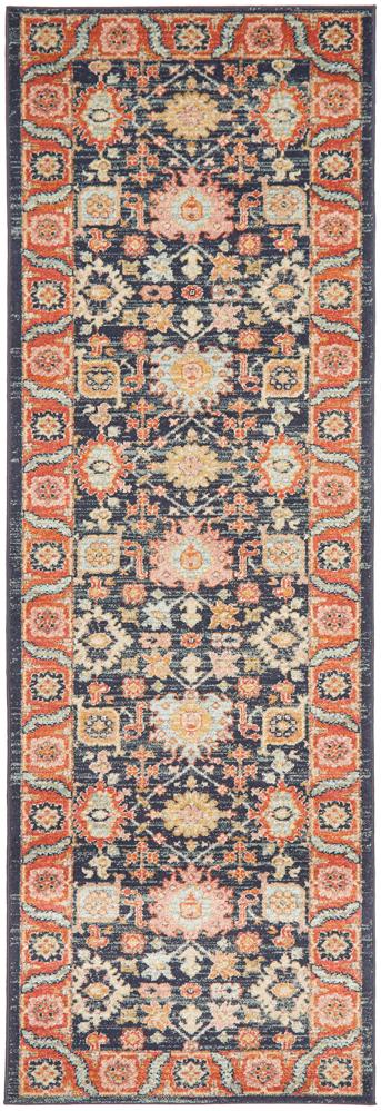 Estate Hacienda Navy Transitional Rug