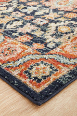 Estate Hacienda Navy Transitional Rug