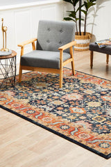 Estate Hacienda Navy Transitional Rug