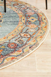 Estate Tope Rust Round Transitional Rug