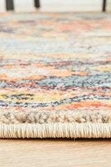 Estate Tope Rust Round Transitional Rug