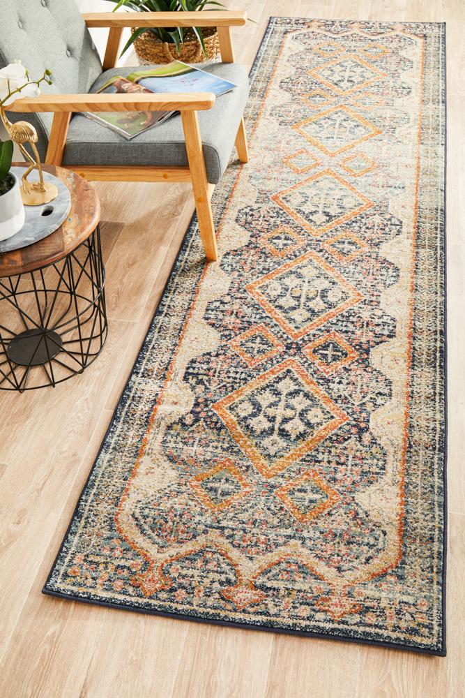 Estate Manse Navy Transitional Rug