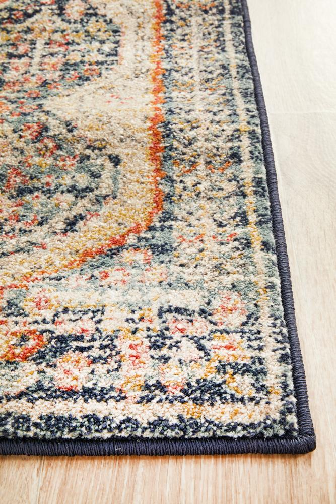 Estate Manse Navy Transitional Rug