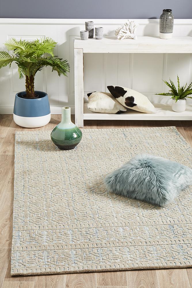 Antalya Blue Transitional Rug