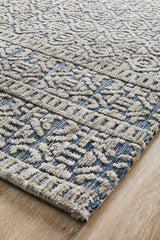 Antalya Navy Grey Transitional Rug