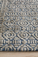 Antalya Navy Grey Transitional Rug