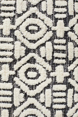 Antalya Ivory Black Transitional Rug