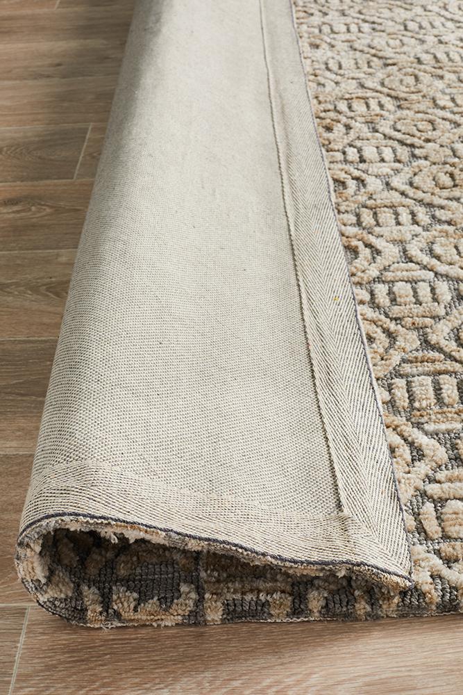 Antalya Natural Grey Transitional Rug