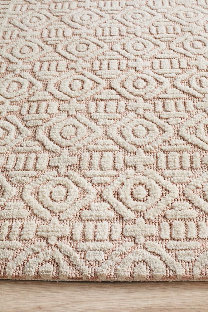 Antalya Peach Ivory Transitional Rug