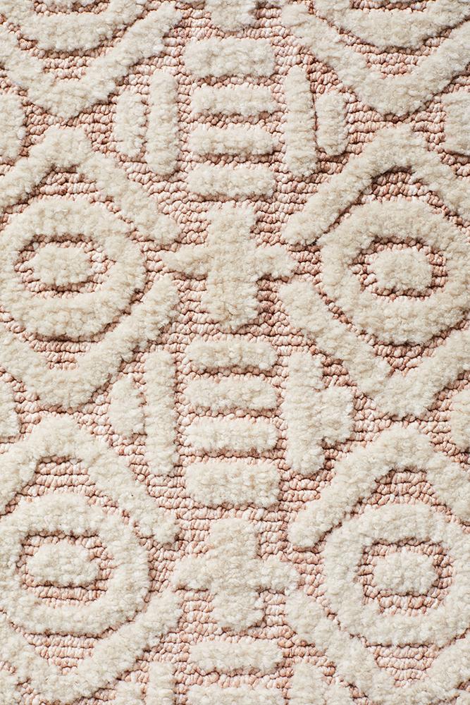 Antalya Peach Ivory Transitional Rug