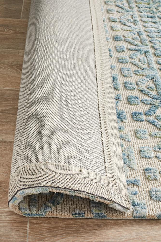 Aksu Blue Transitional Rug