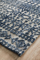 Aksu Navy Grey Transitional Rug