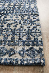 Aksu Navy Grey Transitional Rug