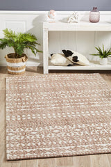 Aksu Peach Ivory Transitional Rug