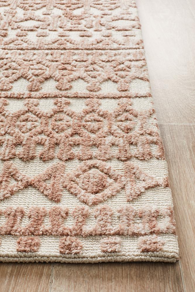 Aksu Peach Ivory Transitional Rug